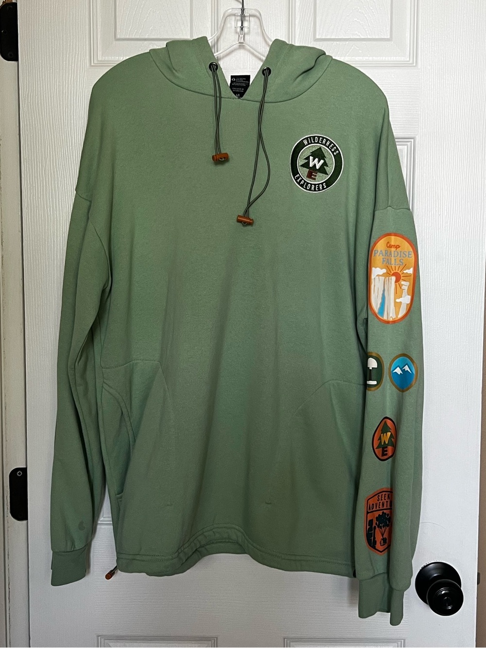 Disney Pixar Up Wilderness Explorer Toggle Hoodie. Size Large